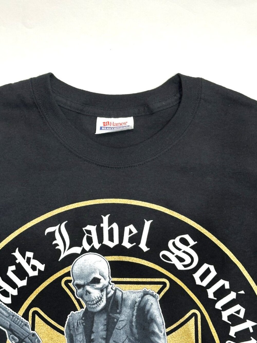 Black Label Society SDMF Skull Graphic Band T Shirt Mens Large Hanes Heavyweight - Picture 3 of 16